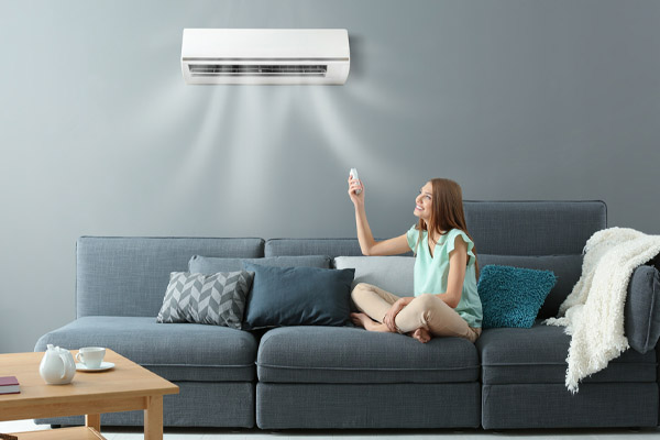 image of a ductless heat pump depicting ductless mini-split systems