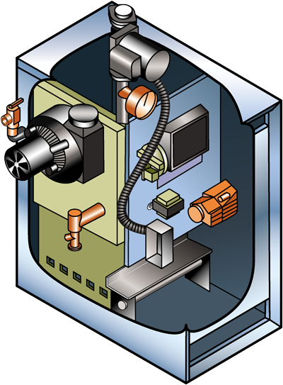 gas boiler diagram