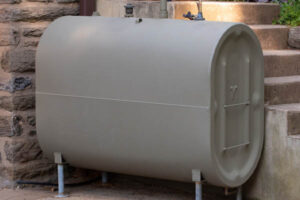 outdoor heating oil tank
