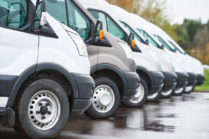 image of fleet vans depicting fleet fuel delivery