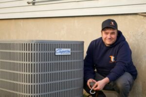 Taylor Energy air conditioner service by a professional HVAC technician