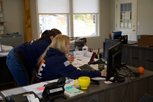 Taylor Energy office staff depicting customer service and professionalism
