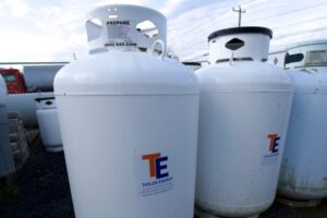 Taylor Energy propane tanks