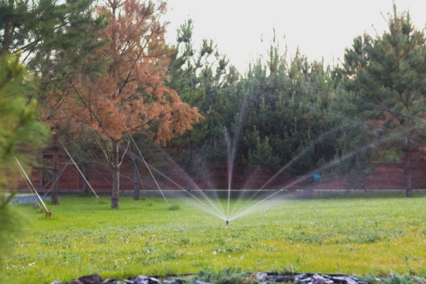 automatic lawn water system