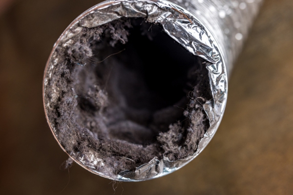 image of a dirty air ducts