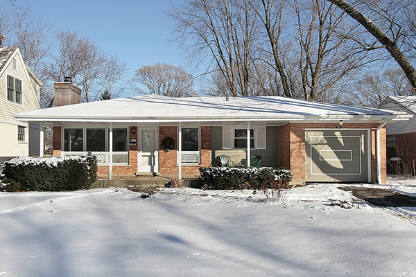 Connecticut Home Wirth New Accel Boiler in Winter