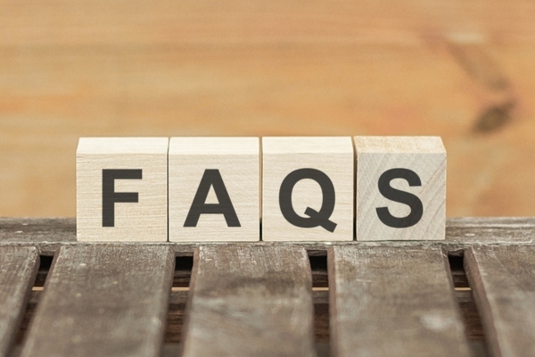 FAQS on wooden letter cubes depicting questions about propane summer heat