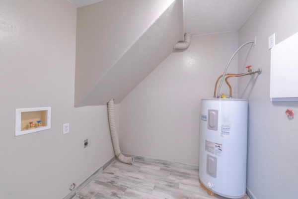 image of a water heater in a room