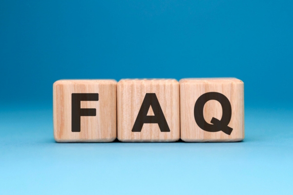 FAQ spelled using wooden letter cubes depicting questions about On-Road vs Off-Road Diesel