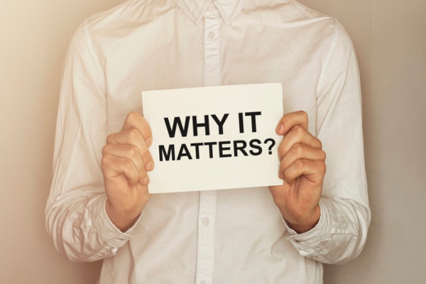 cropped view of a man holding a paper that says why it matters depicting Plumbing Readiness