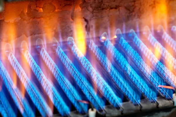 image of a furnace flame