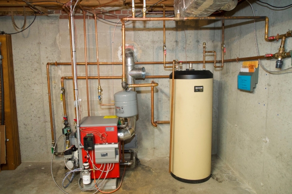 oil-heat boiler system