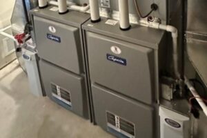 residential furnace installed