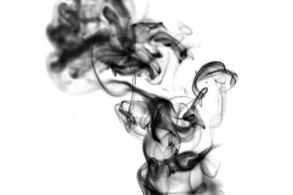 black smoke depicting furnace soot