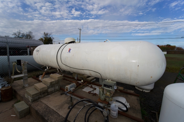 Taylor Energy propane storage tank