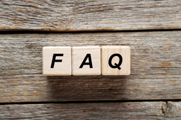 FAQ spelled using wooden letter cubes depicting Common Winter Plumbing Problems questions