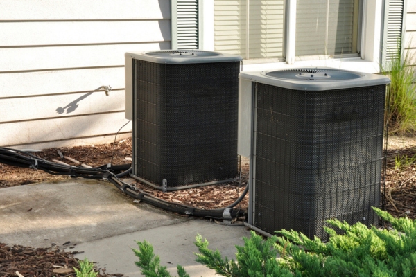 HVAC outdoor units installed