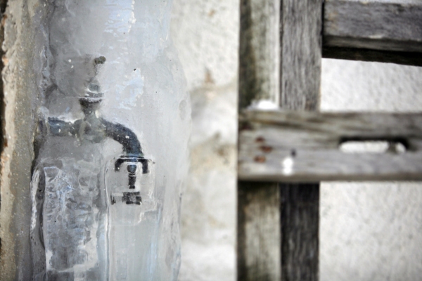 frozen faucet