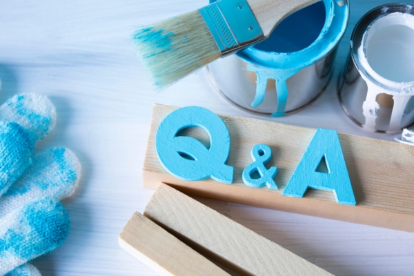 Q&A carved on wood and painted light blue depicting Gas Furnace Ignitor Not Working